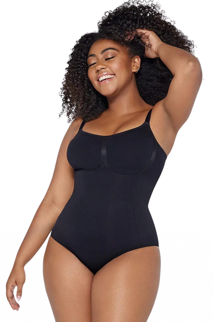Bombshell Curves - 𝘈𝘭𝘭 𝘥𝘢𝘺 𝘴𝘶𝘱𝘱𝘰𝘳𝘵 & 𝘤𝘰𝘮𝘧𝘰𝘳𝘵! You will  love the Comfort Fit Body Shaper 🥰 Made with a lightweight, yet supportive  fabric, for ultimate comfort & stretch.⁠⁣ ⁣ ▪️Adjustable elastic